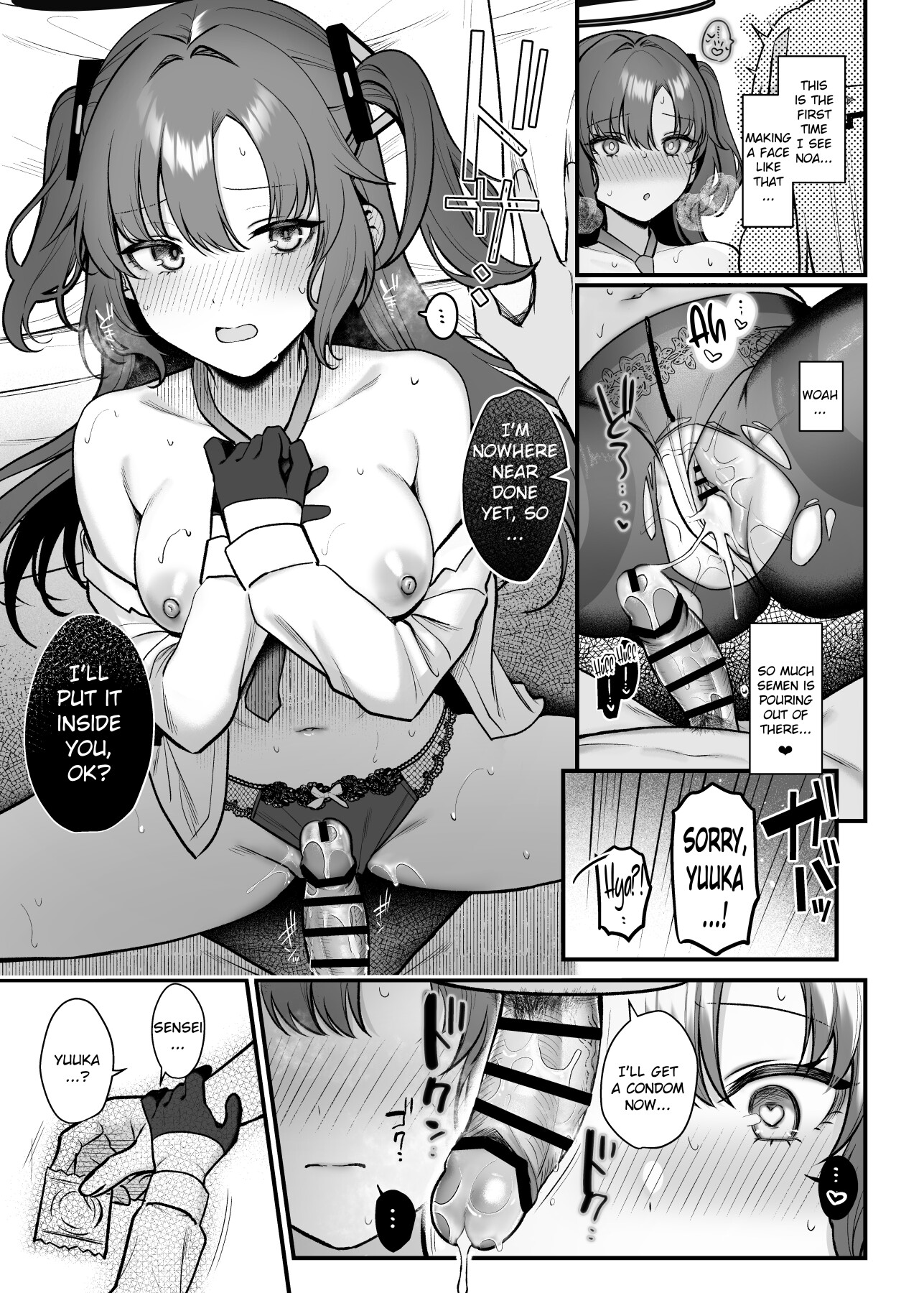 Hentai Manga Comic-With Yuuka and Noa to My Heart's Content-Read-16